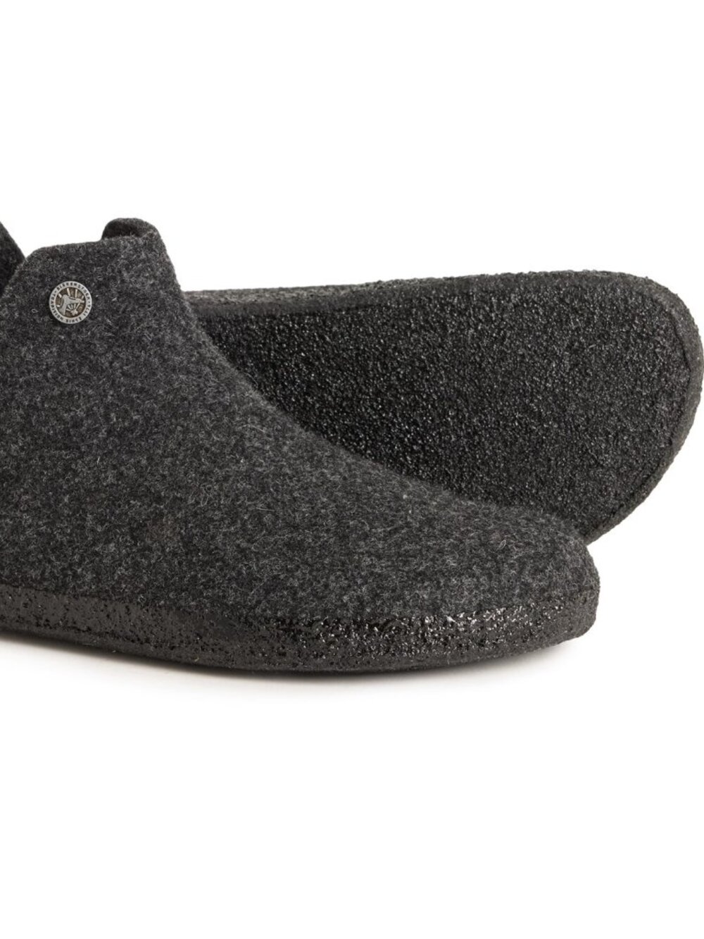 Birkenstock Andermatt Shearling Wool Felt Slipper Boot Anthracite 41 Womens 10